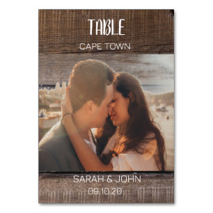 Fotonaam Rustic Wedding Travel Destination Kaart