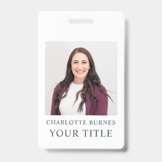 Fotonaam Titel Badge (Voorzijde)