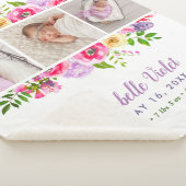 Fotonaam van Bright Blooms 3 Sherpa Deken (3/4)