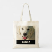 Fotonaam van Cute Pet Tote Bag (Achterkant)
