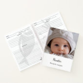 Fotonaam voor baby-maaltijden ontvangen notitieboek (Binnen)