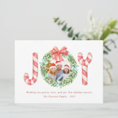 Fotonaam | Waterverf met kerstmis (Staand voorkant)