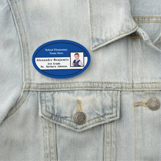 Fotonaamidentiteitskaart voor kinderen naamplaatje (In situ)