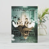 Fotonodiging tot het indienen van Mannen voor poke Kaart (Staand voorkant)