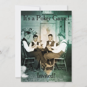 Fotonodiging tot het indienen van Mannen voor poke Kaart