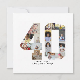 Fotonummer 40 collage bedankkaart