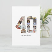 Fotonummer 40 collage feestdagenkaart (Staand voorkant)