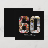 Fotonummer 60 collage bedankkaart (Voorkant / Achterkant)