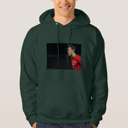 Fotoontwerp RONALDO football player Hoodie (Voorkant)