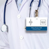 Fotoontwerp van de arts badge