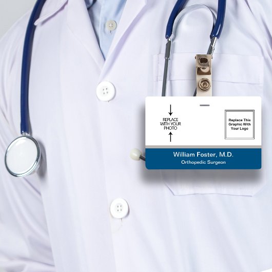 Fotoontwerp van de arts badge