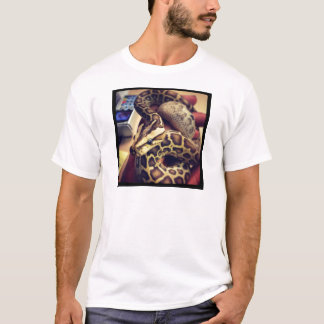 Fotoontwerp van de hypo-baby birmese python. t-shirt