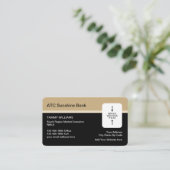 Fotoontwerp voor thuishypotheken op bank visitekaartje (Staand voorkant)