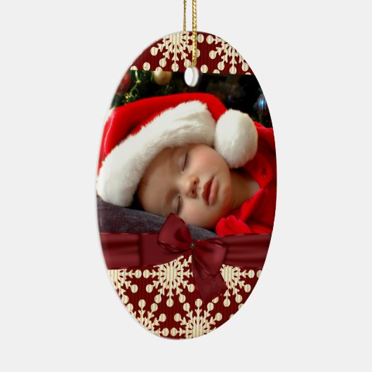 fotoovaal versieringsmiddel keramisch ornament (Rechts)