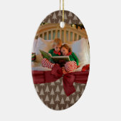 fotoovaal versieringsmiddel keramisch ornament (Rechts)
