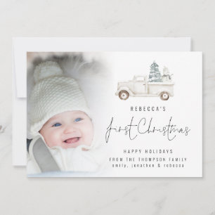 Fotooverlay Baby First Kersttruck