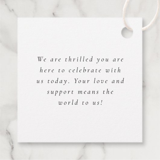 Fotooverlay Love and Bedankt Script Weduwen Bedankjes Labels (Achterkant)