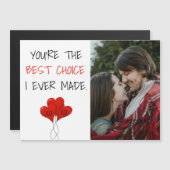 Fotopaar in liefdesbeste keuze Rood hart uniek (Voorkant / Achterkant)