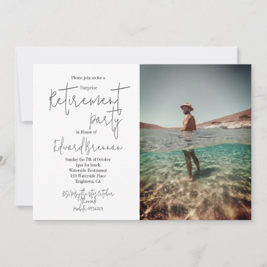 Fotopalm strand Modern Kaart (Voorkant)