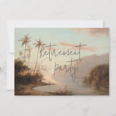 Fotopalm strand Modern Kaart (Achterkant)