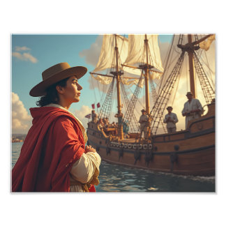 Fotopapier Fotovergroting - Columbus Day Foto Afdruk