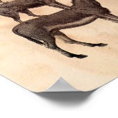 Fotopapier voor dames in de stad poster (Hoek)