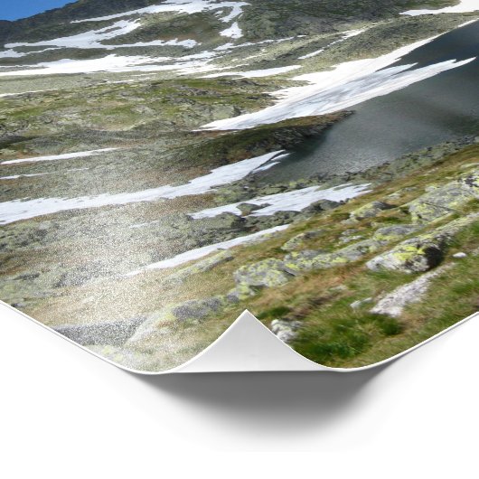 Fotopapier voor hoge Tatras Slowakije (Satin) Foto Afdruk (Hoek)