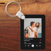 Fotoparaat Persoonlijk Favoriet Song Sleutelhanger (Voorkant)