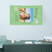 Fotopartij Modern Floral Afstuderen 2022 Spandoek (Beurs)