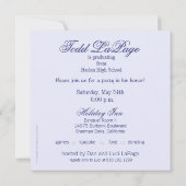 Fotopartij van Afstudeerder 2012, Vet, vers Kaart (Achterkant)