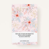 Fotopas van moderne chemische goudverf badge (Achterkant)