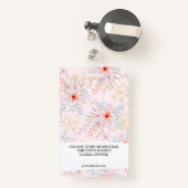 Fotopas van moderne chemische goudverf badge (Achterkant met intrekbare)