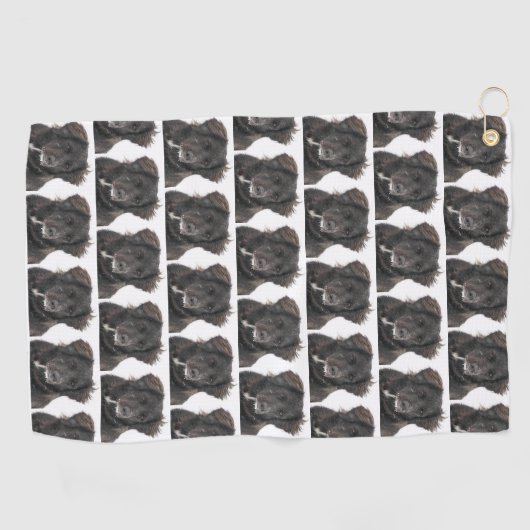 Fotopatroon herhalen golfhanddoek (Horizontaal)