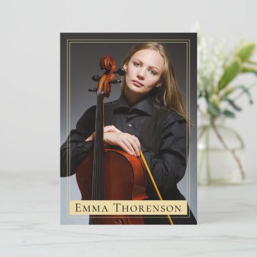 Fotoperator model Actor Promo Comp Zed Kaart (Staand voorkant)