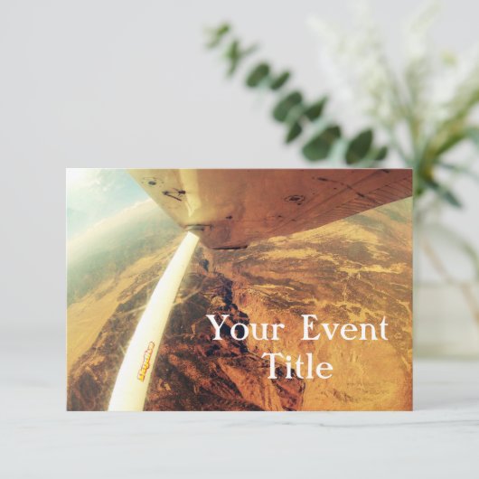 fotoperfecte kleine skydive kaart (Staand voorkant)