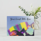 fotoperfecte skydiver kaart (Staand voorkant)