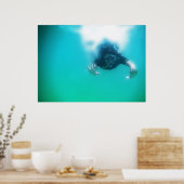 fotoperfecte snorkelaar poster (Keuken)