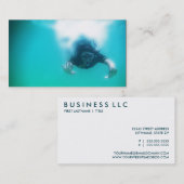 fotoperfecte snorkelaar visitekaartje (Voorkant / Achterkant)