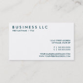 fotoperfecte snorkelaar visitekaartje (Achterkant)