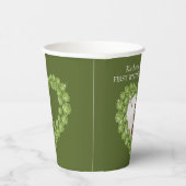 Fotoperidot ter gelegenheid van de eerste huwelijk papieren bekers (Rechts)