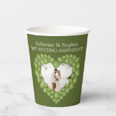 Fotoperidot ter gelegenheid van de eerste huwelijk papieren bekers (Voorkant)