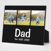 Fotoplaat 'Dad Established Script Black 3 Foto' (Zijkant)