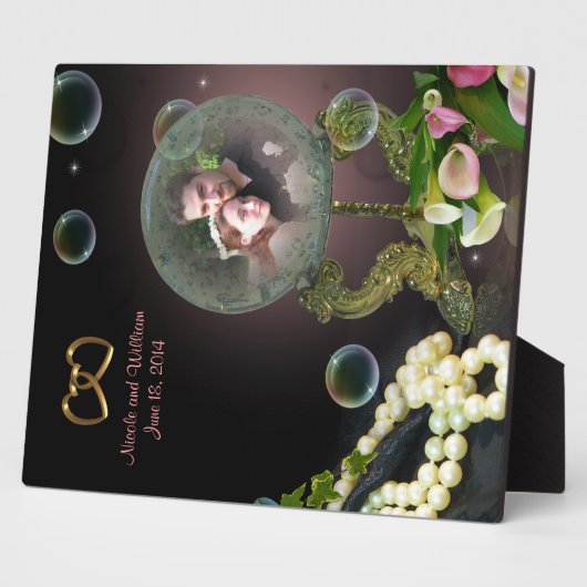 Fotoplak van Crystal Ball fantasy Fotoplaat (Zijkant)