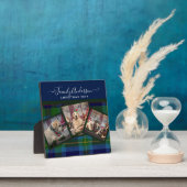 FOTOPLAQUE - Miller TARTAN Blauwe Kerstcadeau Fotoplaat (Insitu)