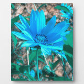 Fotoplaque van Wilde Blue Sunflower Fotoplaat (Voorkant)