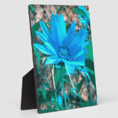 Fotoplaque van Wilde Blue Sunflower Fotoplaat (Zijkant)