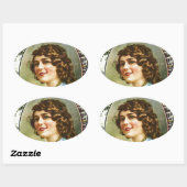 Fotoplay tijdschriftcover voor 1923 ovale sticker (Vel)