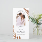 Fotoplein, koperbruiloft, het Bladwijzer Datum ops (Staand voorkant)