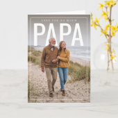 FotoPop Papa Kaart (Gele Bloem)