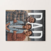 FotoPop Werelds Beste Papa Aangepaste Foto Legpuzzel (Horizontaal)